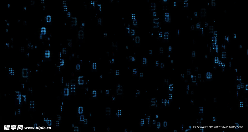 超美数字背景