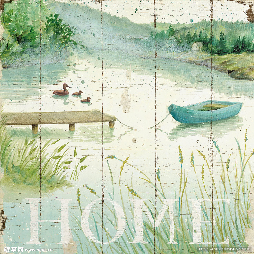 数码风景油画