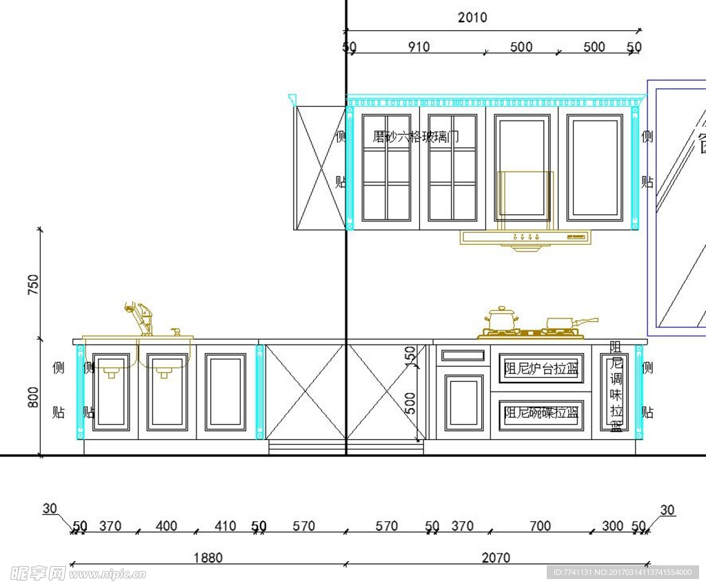 室内装修CAD三维橱柜图纸21套-室内CAD图块-筑龙室内设计论坛