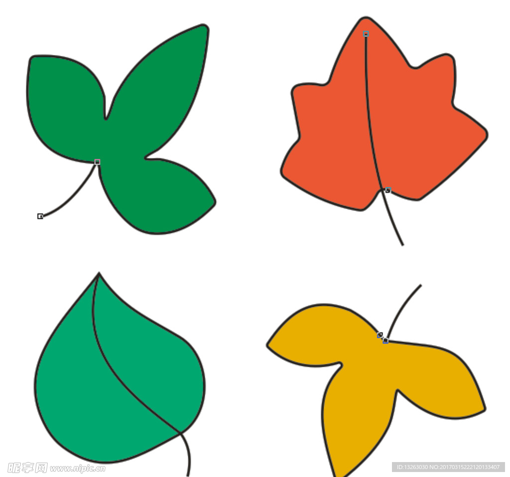 暖暖学画一树叶篇
