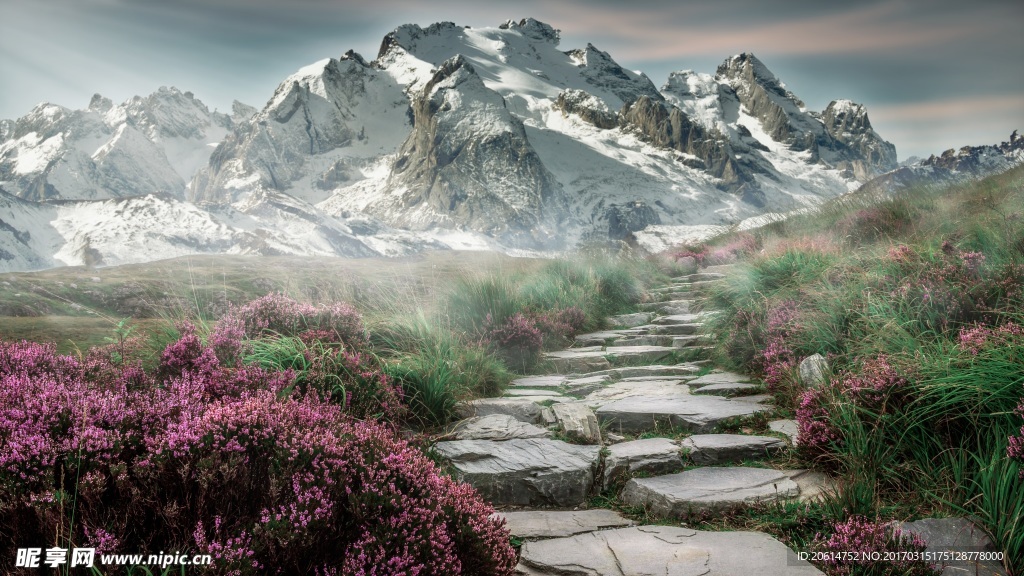 山间美景