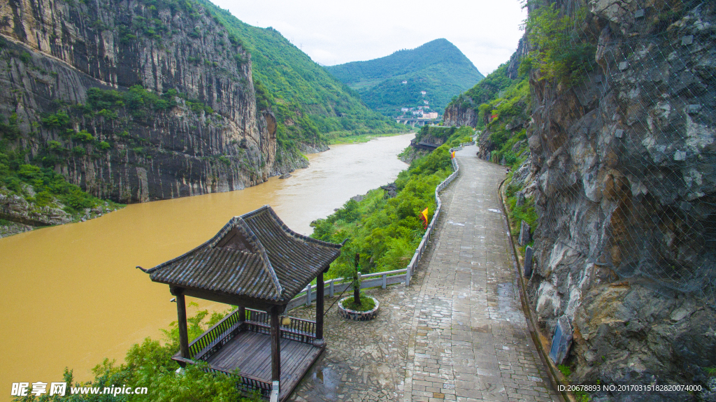 明月峡山水