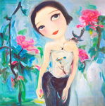 梦幻超现实 性感女人 油画图片