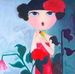 梦幻超现实 性感女人 油画图片