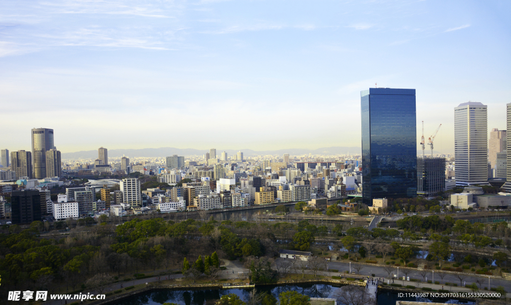 大阪城市风景