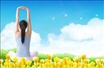 女子瑜伽海报