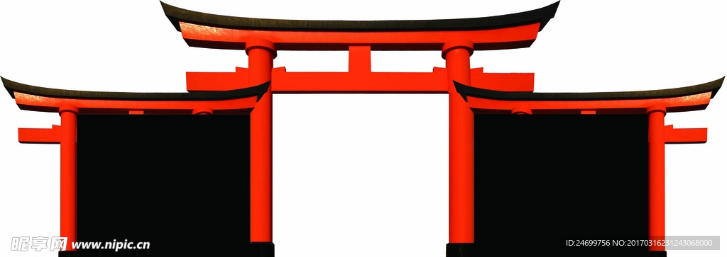 日本鸟居门头