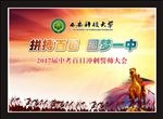 中考高考百日冲刺誓师大会