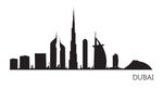 迪拜图片 城市剪影