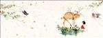 上新手绘粉色海报