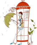 休闲女人插画