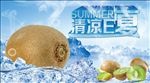夏日素材冰镇猕猴桃