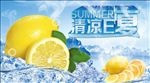 夏日素材冰镇柠檬
