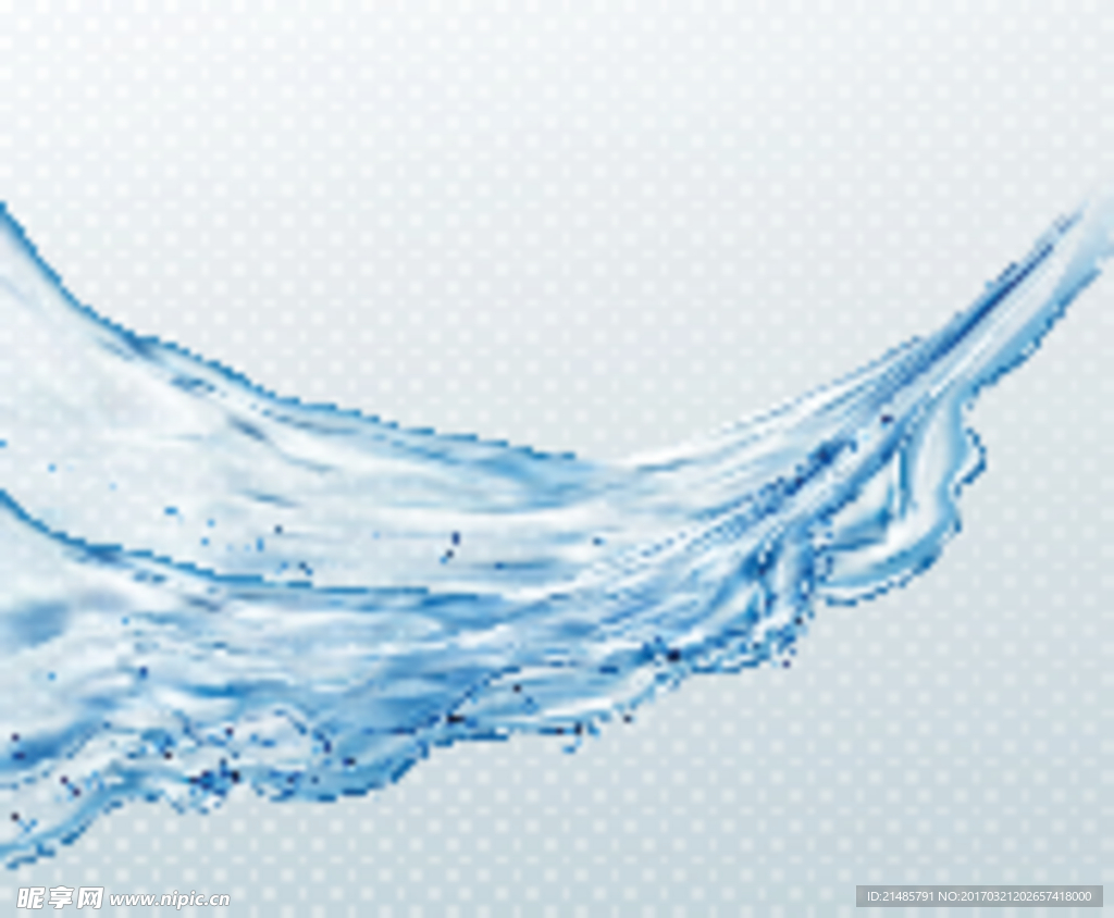 矢量水溅