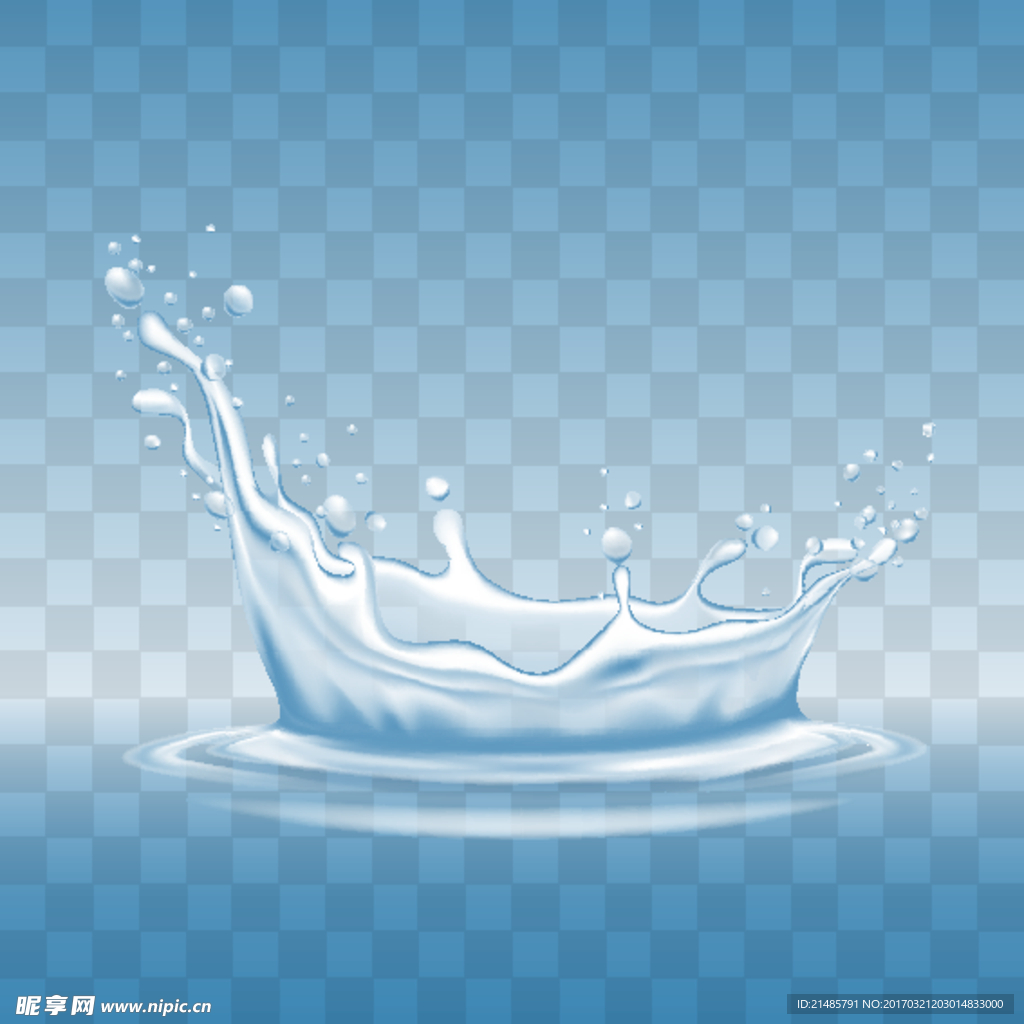 矢量水溅