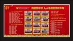 光荣榜表彰红色展板