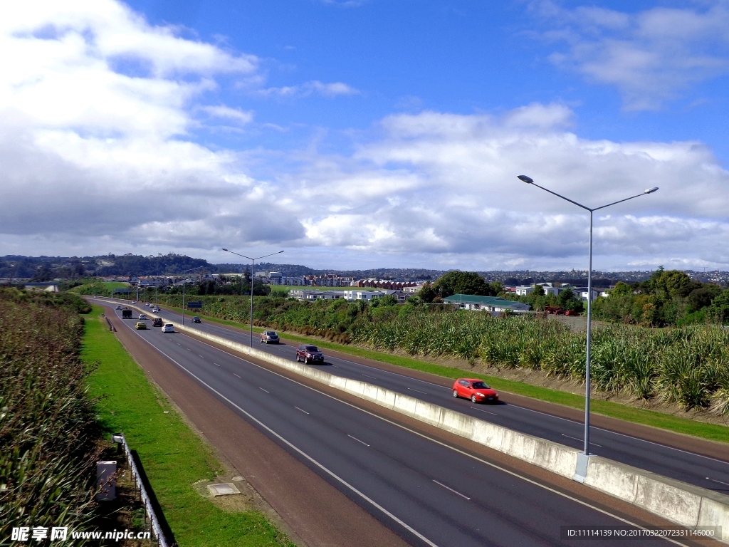 新西兰高速路风景