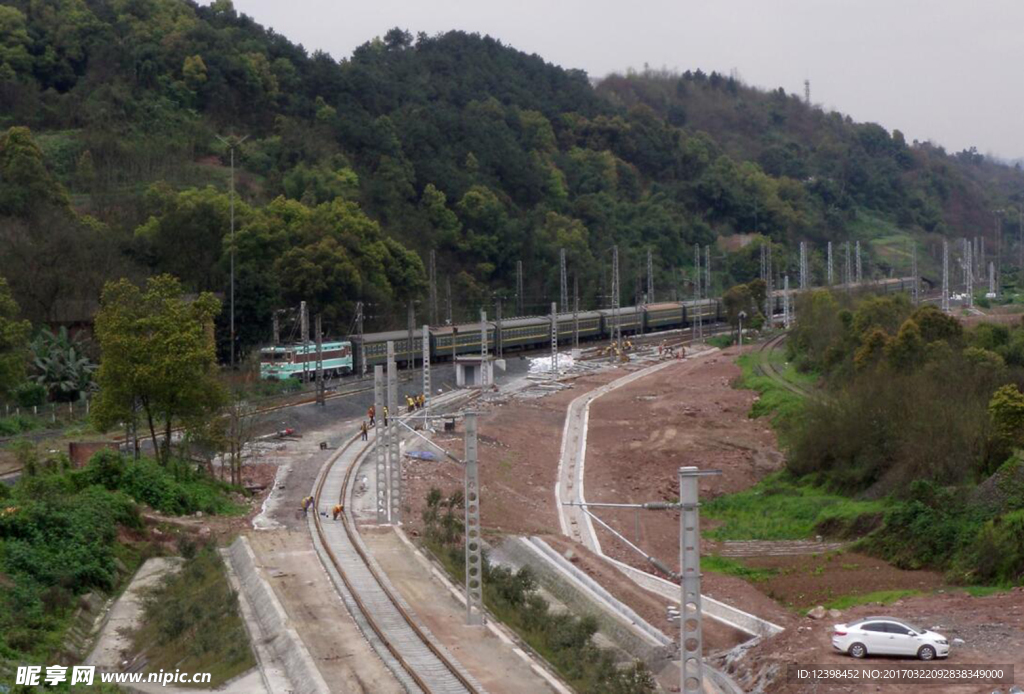 铁路修建场景