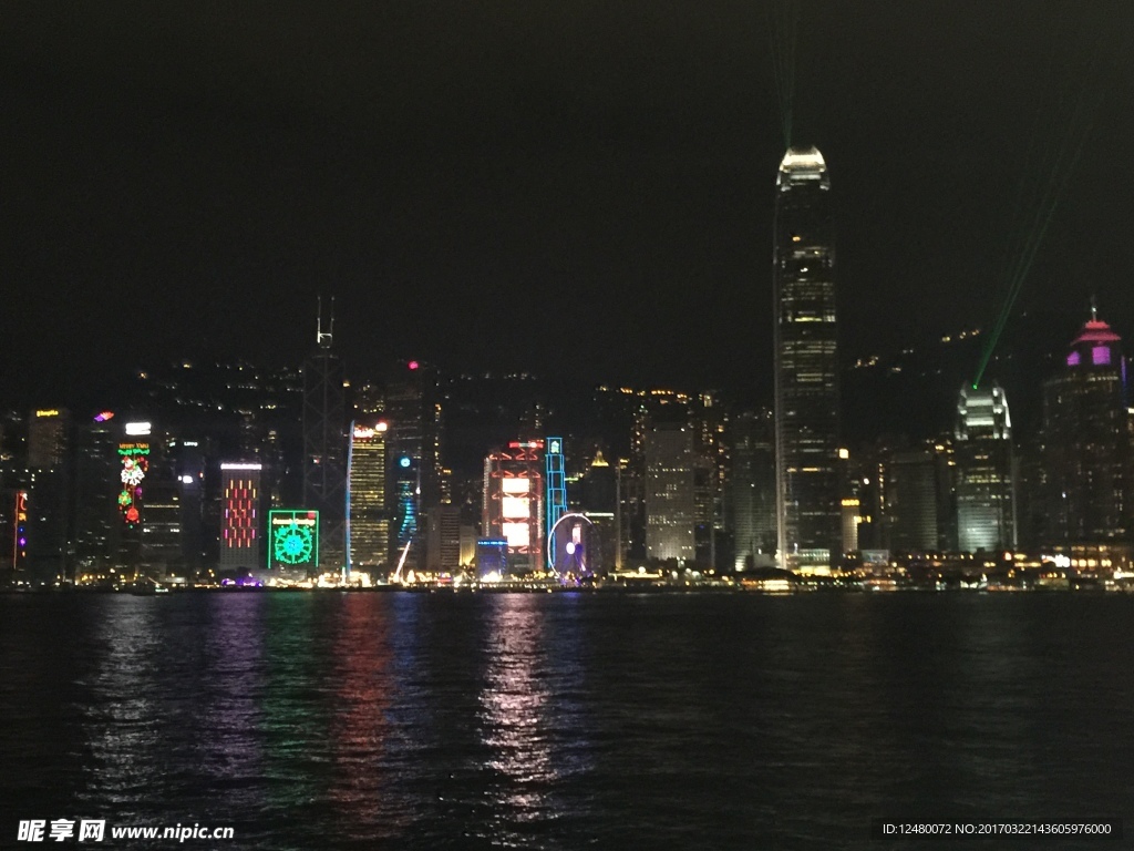 维多利亚港夜景摄影图__人文景观_旅游摄影_摄影图库_昵图网nipic.com