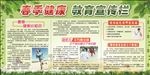 春季健康教育宣传栏