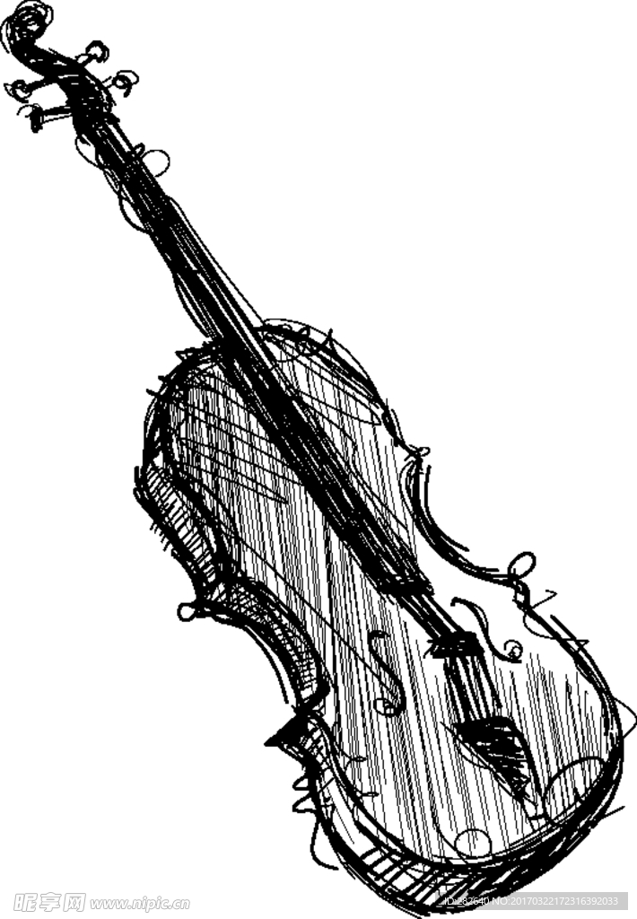 黑色小提琴图片