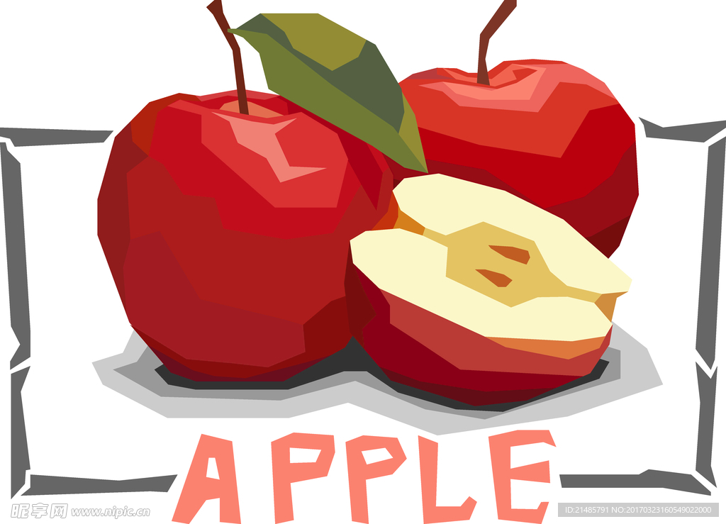 矢量苹果图片