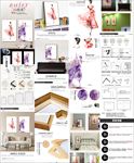 芭蕾舞（紫） 装饰画详情页设计