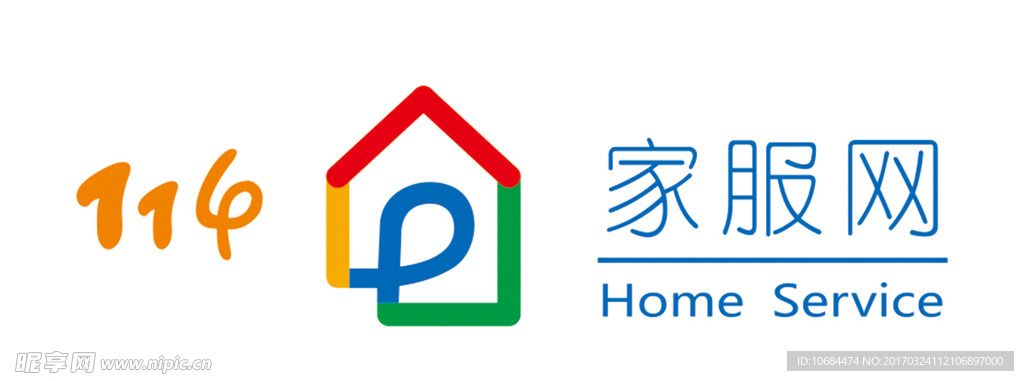 114家服网 标志 logo