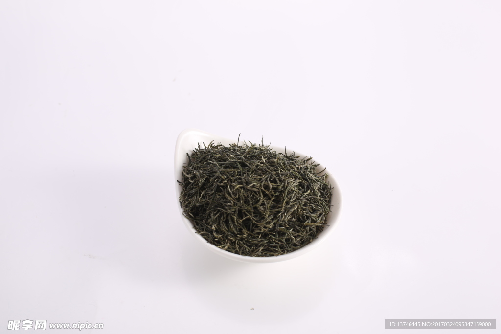 茶叶白底