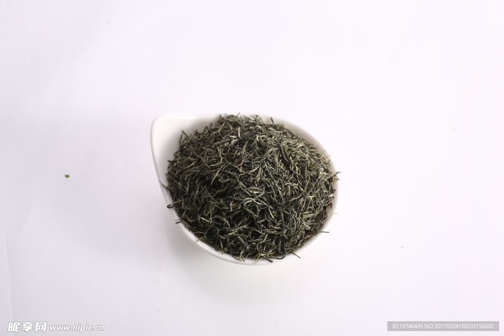 茶叶白底