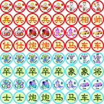 卡通象棋图案