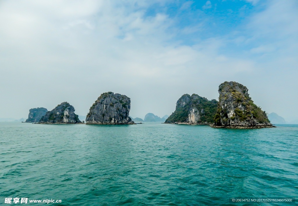 清澈的海水