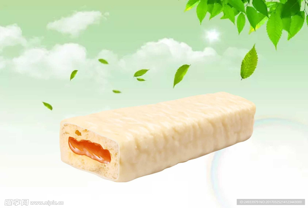 夹心白巧克力
