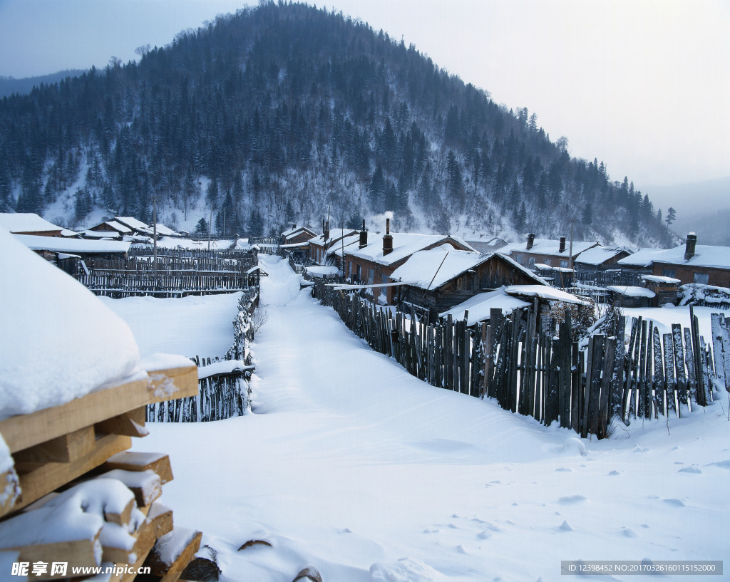 雪乡村庄