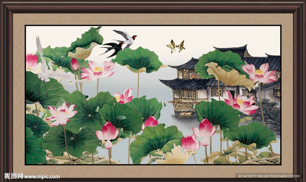 荷花图