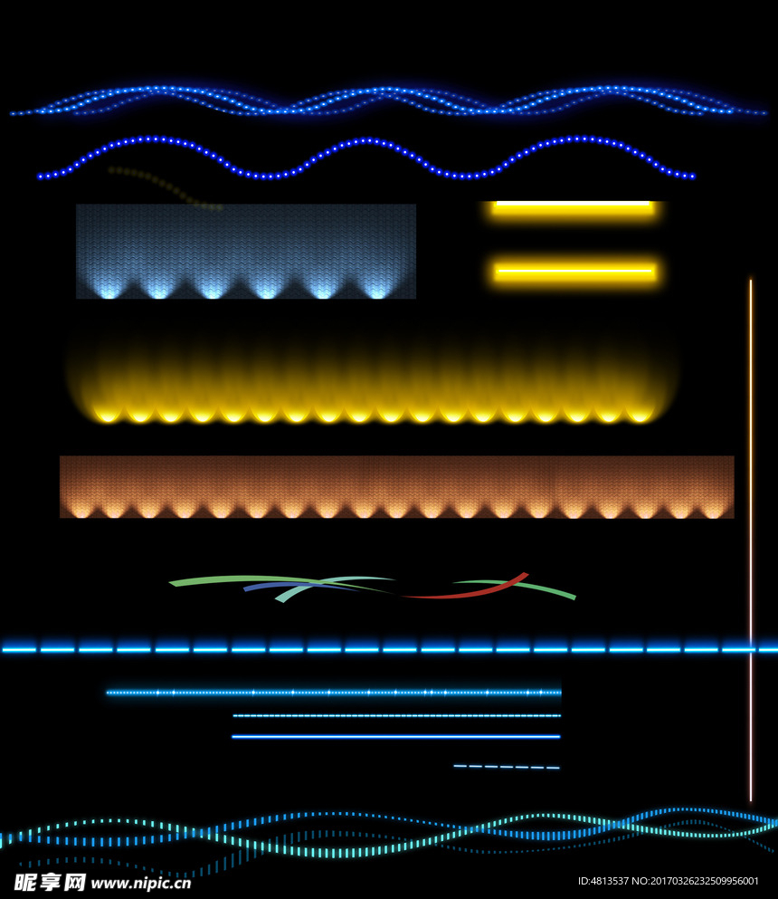 灯光光带素材集