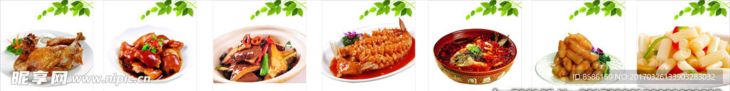 饭店灯箱片 菜品