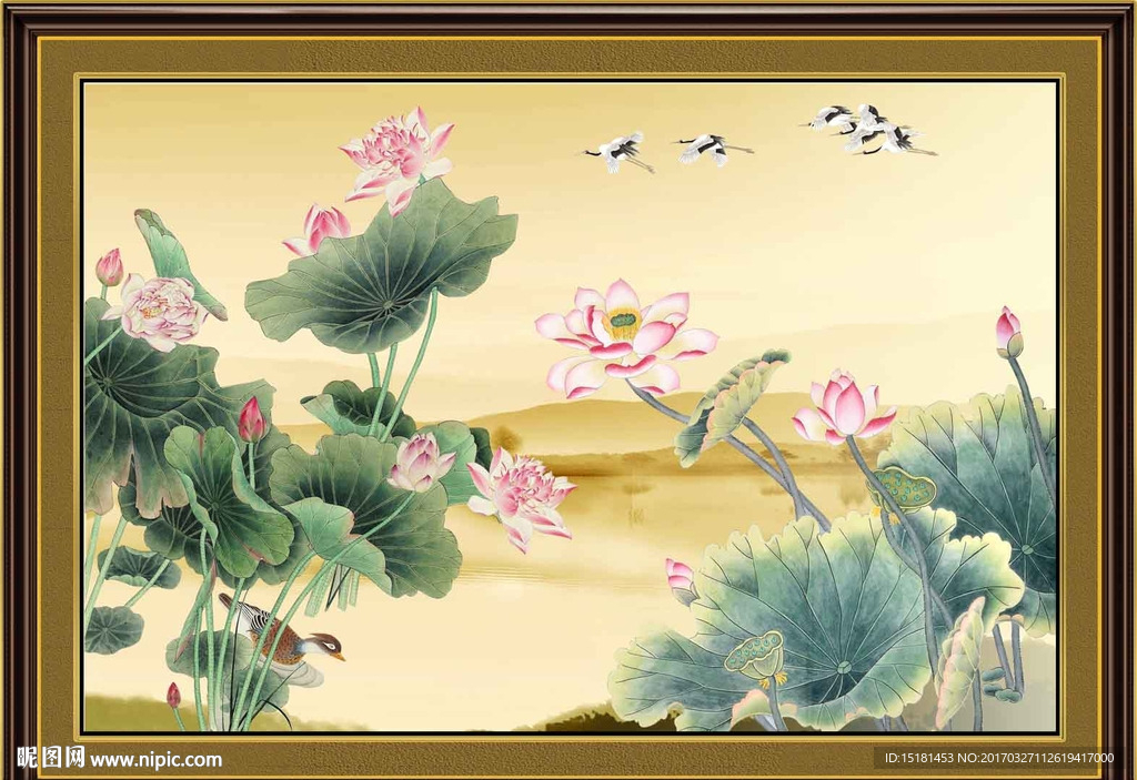 荷花图