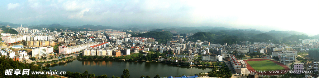 定南县高清全景图
