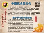武术文化展板