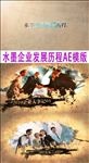 水墨企业发展历程AE模板