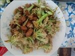 菜花炒肉