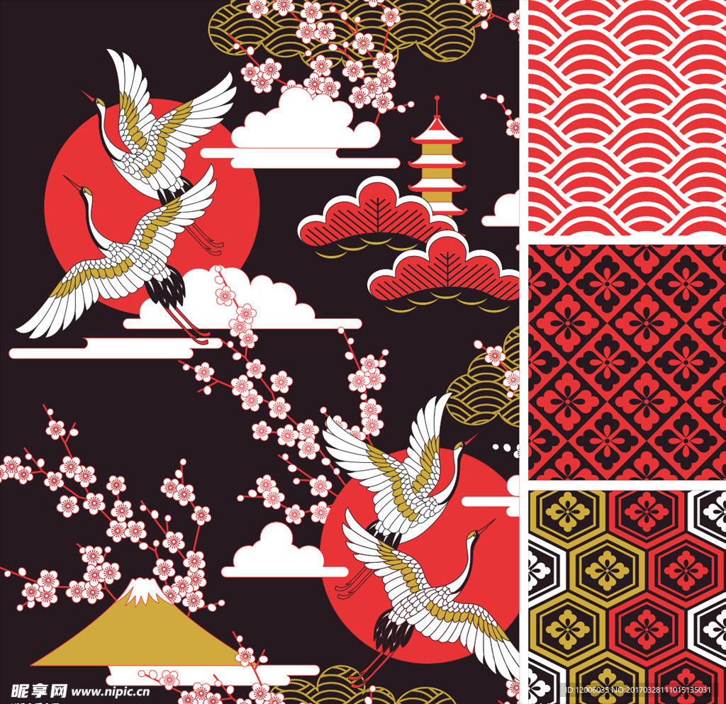 日本风插画