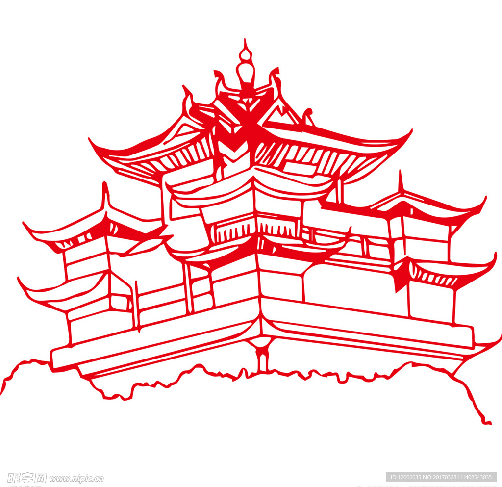 手绘杭州