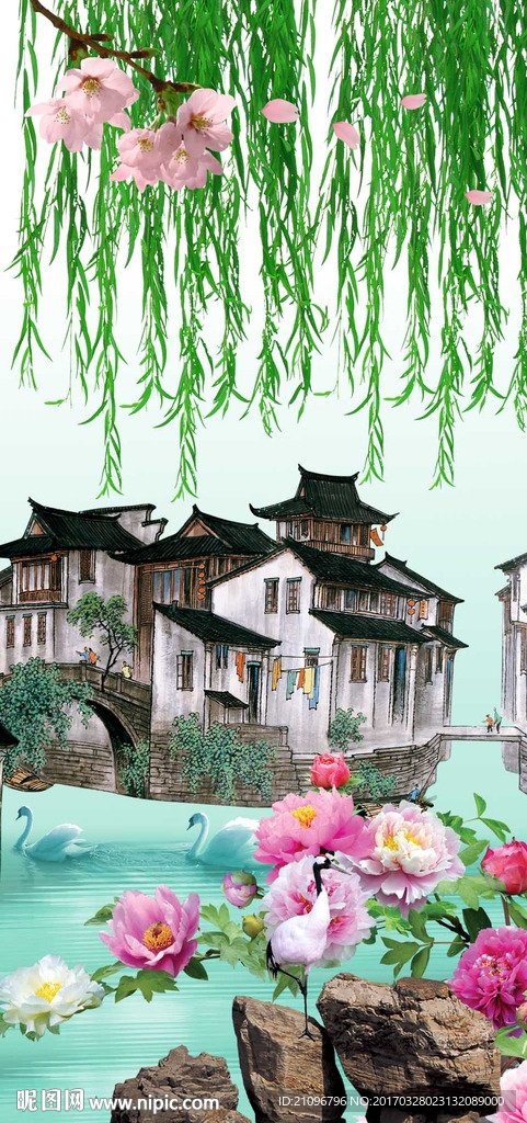 玄关中国风玄关