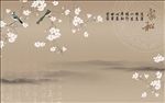 家和古典花鸟背景墙