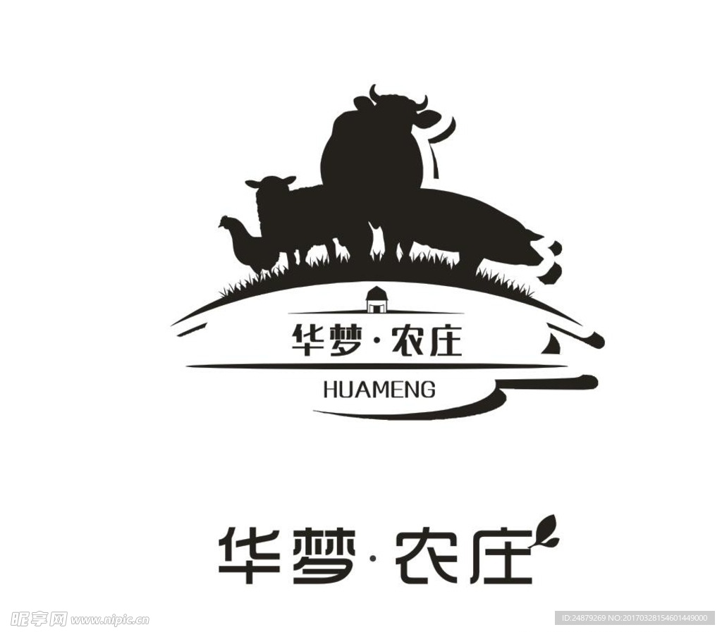 华梦农庄logo