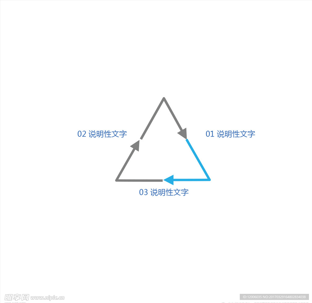 简约箭头流程图