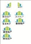 德邻地产   创意地产标志