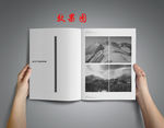 旅行画册样机